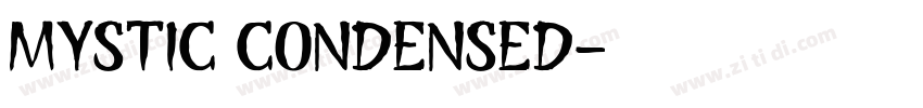Mystic Condensed字体转换